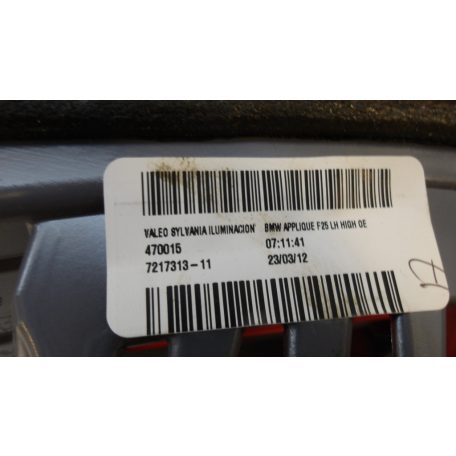[GYÁRI BONTOTT] BMW F25 JOBB/BAL HÁTSÓ BELSŐ LÁMPA 7217313/4