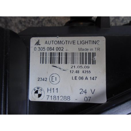 [GYÁRI ÚJ] BMW Ködlámpa JOBB oldali első 1-es / E81 / E87LCI 
