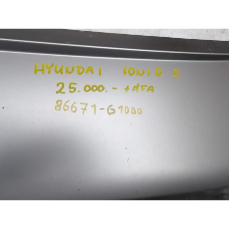 (ÁR/DB)[GYÁRI BONTOTT] HYUNDAI HÁTSÓ LÖKHÁRÍTÓ / DIFFÚZOR | IONIQ 5 |  86612-IG110 / 86671-G1000