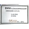  [GYÁRI BONTOTT] BMW - KLÍMAKOMPRESSZOR - 3-AS; Z3 - E36 - CIKKSZÁM: 8391474 -