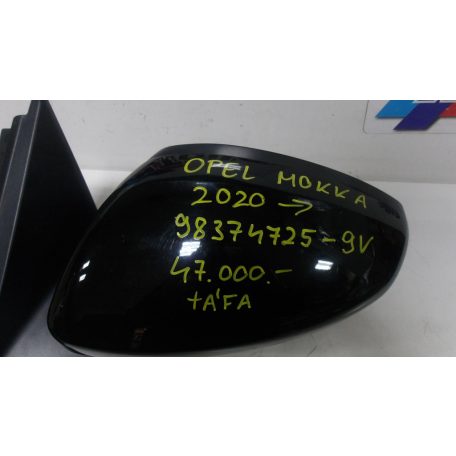 (GYÁRI BONTOTT) OPEL MOKKA 2020-> BAL VISSZAPILLANTÓ 98374725-9v