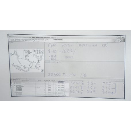 [GYÁRI BONTOTT] BMW - HIDRAULIKA CSŐ - 1-ES - /E87/ -| 6779315 |