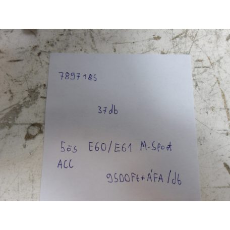 [GYÁRI ÚJ] BMW ELSŐ LÖKÁRÍTÓ BAL OLDALI KÖZÉPSŐ ELEM "M-SPORT / ACC-S" | 5-ÖS E60 / E61 | 51 11 7897185