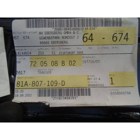 [GYÁRI ÚJ] AUDI Q2 Homlokfal (2016-->)
