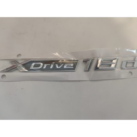 (GYÁRI ÚJ) BMW Öntapadós matrica X1 F48 " XDrive 18d"
