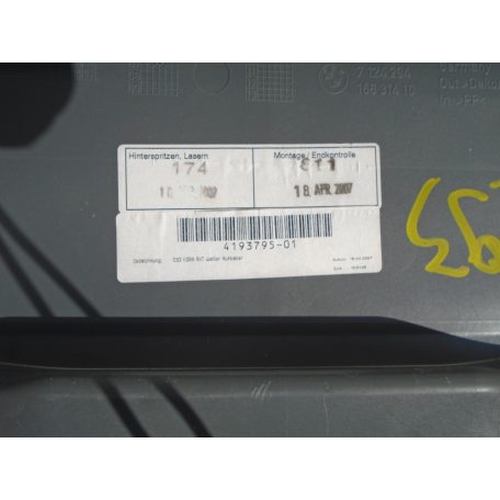 [GYÁRI ÚJ] BMW Csomagtér takaró  3-as cabrio / E93+LCI / 