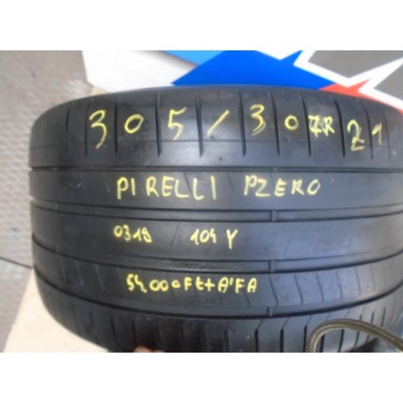 [GYÁRI BONTOTT] PIRELLI PZERO | 305/30ZR21 | 0319 | 104Y | 5mm 