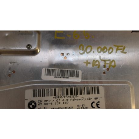 [GYÁRI BONTOTT] BMW HÁTSÓ MONITOR VEZÉRLŐ E65/E66  9165215