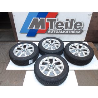   (ÁR/DB)[GYÁRI HASZNÁLT] BMW KERÉKSZETT "Y-spoke 574" + - BRIDGESTONE BLIZZAK LM 001('*') | 205/60R17 93H | DOT 3722 7.21MM | X1 F48+LCI / X2 F39 | (6,5Jx17 ET:39) | 36 11 6856076