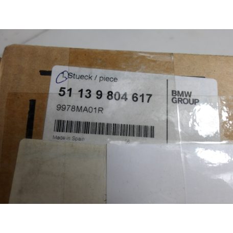 [GYÁRI ÚJ] MINI BAL OLDALI KRÓM INDEX | R60 R61 | 51 13 9804617