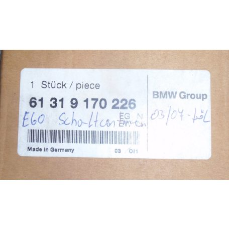 [GYÁRI ÚJ] BMW - KORMÁNYKAPCSOLÓ SZERKEZET - 5-ÖS ; 6-OS / E60+LCI ; E61+LCI ; E63+LCI ; E64+LCI ; (2007-TŐL-->)