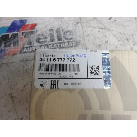 [GYÁRI ÚJ] BMW FÉKBETÉT KÉSZLET | 1-ES / 3-AS | 3411 6777772