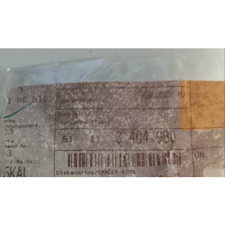 (GYÁRI ÚJ) BMW Gumigyűrű X3 E83