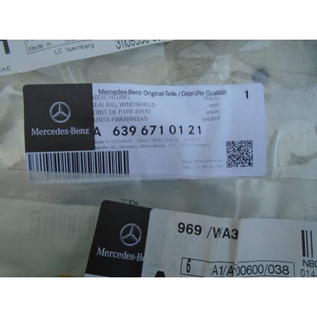 [GYÁRI ÚJ] Mercedes-Benz Szélvédő VITO + kéder gumi szalag 