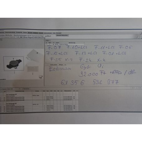 [GYÁRI ÚJ] BMW - Esőszenzor - F07, F10+LCI, F11+LCI, F06, F12+LCI, F13LCI, F01+LCI, F25 X3, F24 X4 ,7-es, 6-os. 5-ös, 