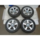 [UTÁNGYÁRTOTT HASZNÁLT] RIAL alufelni szett BMW - (F25-höz) / 225/60R17 - 103H  Michelin Lattitude Alpin Téli gumi - dot: 3017 - 5,2mm