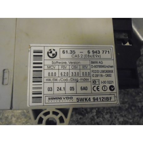 [GYÁRI BONTOTT] BMW - MOTORVEZÉRLŐ SZETT | E87 120D (2005/07) M47N2 | 163LE | 7798180