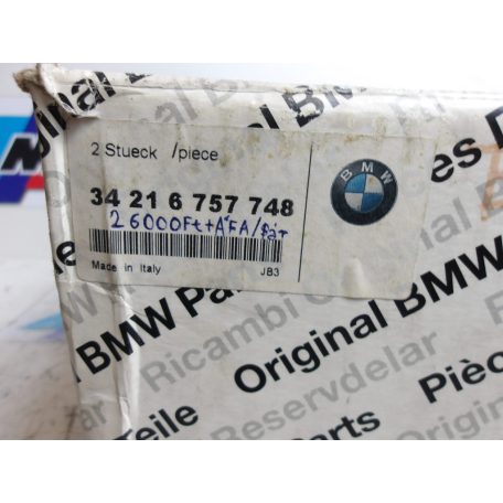 [GYÁRI ÚJ] BMW HÁTSÓ FÉK PÁR | 7-ES / 8-AS | 34 21 6757749 & 6757748