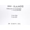   [GYÁRI BONTOTT] BMW - OLAJHŰTŐ HŐCSERÉLŐ - 3-as (E46); 5-ös (E39) - | M47 | 11 42 2247015