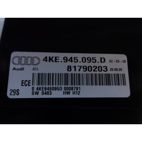 [GYÁRI BONTOTT] AUDI HÁTSÓ KÖZÉPSŐ LÁMPA (LED) | E-TRON Sportsback/ Quattro | 4KE-945-095-E