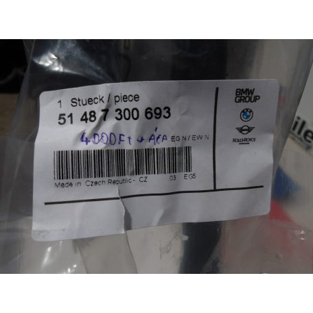 [GYÁRI ÚJ] BMW BAL OLDALI HANGSZIGETELÉS |  1-ES F20+LCI F21+LCI / 2-ES F22+LCI | 51 48 7300693