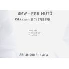 [GYÁRI BONTOTT] BMW - EGR HŰTŐ - 3-as; 5-ös; 7-es - 11 71 7789790