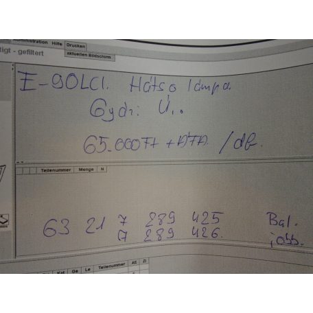 [GYÁRI ÚJ] BMW - Hátsó lámpa - 3-as / E90 LCI - BAL oldali (ár/db!)