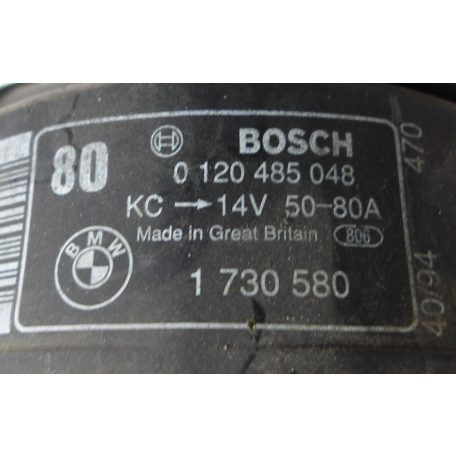 [GYÁRI BONTOTT] BMW - GENERÁTOR - 120A  -  14V  - X5 ; Z3 / E46 ; E39 - 320i ; 323i ; 325i ; 328i ; 330i ; 520i ; 525i ; 530i - M52 ; M54 - CIKKSZÁM: 1432986