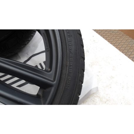 ÁR/DB [UTÁNGYÁRTOTT BONTOTT] BMW 8JX18 ET57 5X112 TÉLI SZETT GOODYEAR 205/45R18 DOT3721