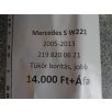   Mercedes-Benz Tükör borítás, Jobb oldali / S osztály W221 