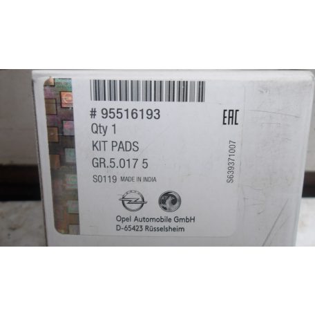 [GYÁRI ÚJ] OPEL TÖBB TIPUSHOZ ELSŐ FÉKTÁRCSA BETÉTTEL 95527031