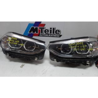   [GYÁRI BONTOTT] BMW G01/02 ADAPTÍV LED JOBB/BAL ELSŐ FÉNYSZÓRÓ 8496818/7