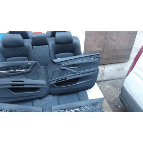 [GYÁRI BONTOTT] BMW F01 BELSŐ SZETT FEKETE BŐR 