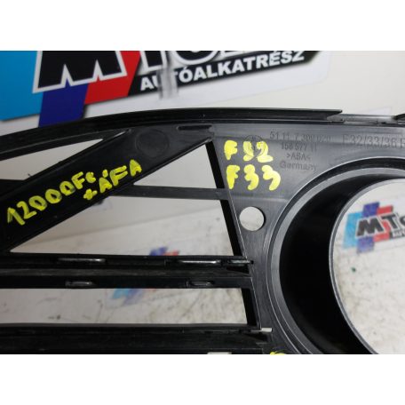 [GYÁRI BONTOTT] BMW JOBB ELSŐ ALSÓ LÖKHÁRÍTÓ RÁCS | 4-ES F32 / F33 / F36 GC | 51 11 7309620