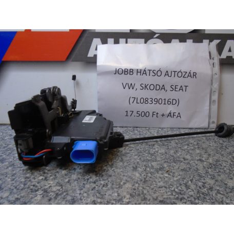 Volkswagen, Skoda, Seat, WAG Jobb hátsó ajtózár