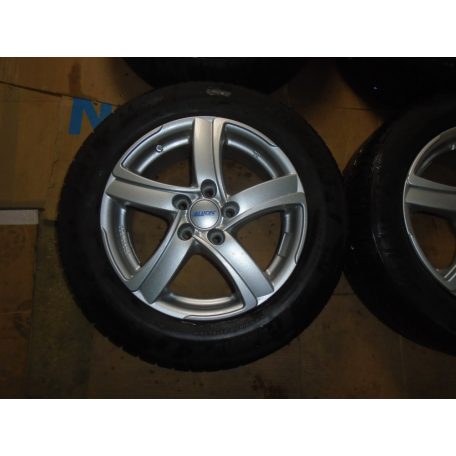 ÁR/DB! [BONTOTT, UTÁNGYÁRTOTT] ALUTEC ALUFELNI SZETT 16" TÉLI GUMIKKAL- 205/60R16 - 92H - PLATIN - RP60 WINTER - DOT:3017 - 7,2mm 
