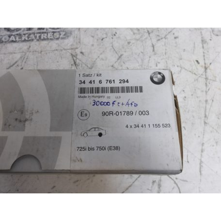 [GYÁRI ÚJ] BMW FÉKBETÉT KÉSZLET | 3-AS / 5-ÖS / 6-OS / 7-ES / 8-AS / Z3 / Z8 | 3441 6761294