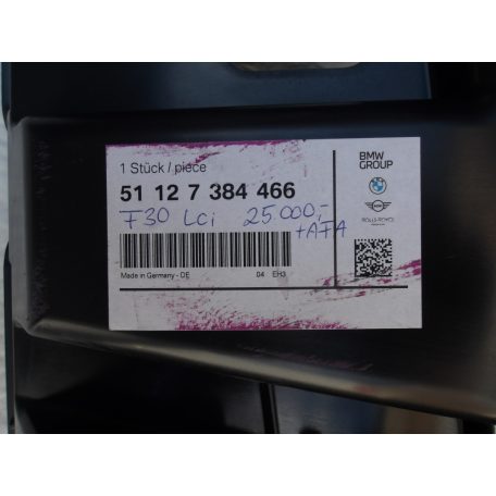 (ÁR/DB)[GYÁRI ÚJ] BMW HÁTSÓ LÖKHÁRÍTÓ TARTÓ (jobb és bal) | 3-AS F30 +LCI / F35  | 51 12 7384466 / 51 12 7384465
