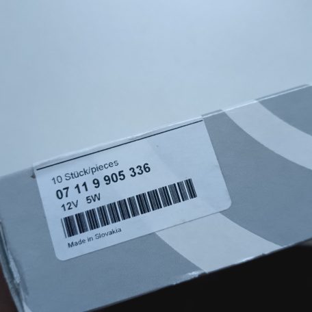 (GYÁRI ÚJ) BMW Izzó 