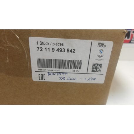 [GYÁRI BONTOTT] BMW U06 JOBB ELSŐ BIZTONSÁGI ÖV 9493842