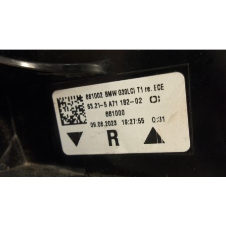  [GYÁRI BONTOTT] BMW G30 LCI JOBB HÁTSÓ KÜLSŐ LÁMPA 5A711B2