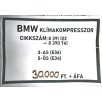   [GYÁRI BONTOTT] BMW - KLÍMAKOMPRESSZOR - 3-AS (E36); 5-ÖS (E34) - CIKKSZÁM: 8390741 -