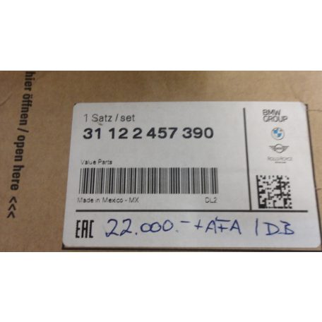 [GYÁRI ÚJ] BMW ELSŐ LENGŐKAR JAVÍTÓ SZETT X3/X4 F25/F26 2457390