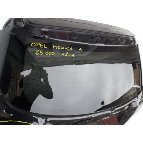 [GYÁRI BONTOTT, KIS SÉRÜLÉSSEL] OPEL CSOMAGTÉR AJTÓ + HÁTSÓ SZÉVÉDŐ | MOKKA A 