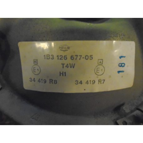 [UTÁNGYÁRTOTT] BMW - 3AS - FÉNYSZÓRÓ | HELLA | 1/83 -> 8/87 | 1B3126677051