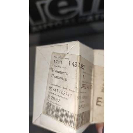 (GYÁRI ÚJ) BMW Termosztát 3-as sorozat E46 / X3 E83 / X5 E53 / Z4 E85 / E856