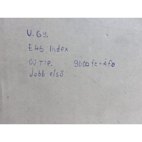 [UTÁNGYÁRTOTT ÚJ] BMW JOBB ELSŐ IRÁNYJELZŐ | 3-AS E46 (új típus) | 6313 7165860