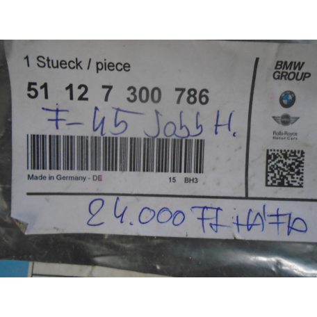 [GYÁRI BONTOTT] BMW - JOBB HÁTSÓ LÖKHÁRÍTÓ TARTÓ | F-45 /  2-ES | 51127300786