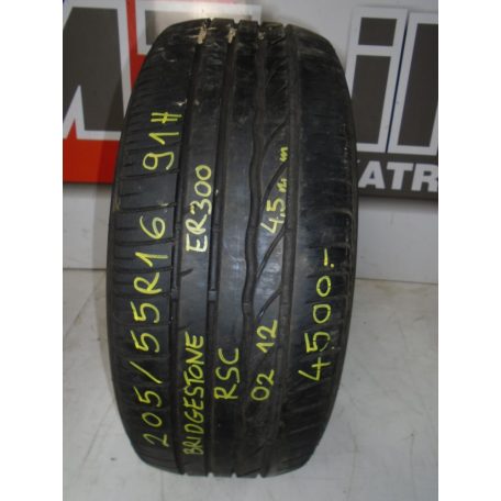 Bridgestone Turanza ER300 RSC 205/55R16 91H DOT:0212, 4,5 mm 